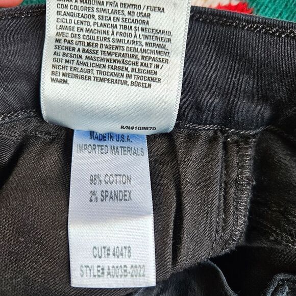 Agolde Sophie Distressed High Rise Skinny Jeans In Moonstruck Black 28 - Picture 7 of 15